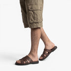 Old Fortune | Men's Casual Slides with Wide Strap