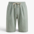 Old Fortune | Heren Linnen Shorts Riviera met Strepen