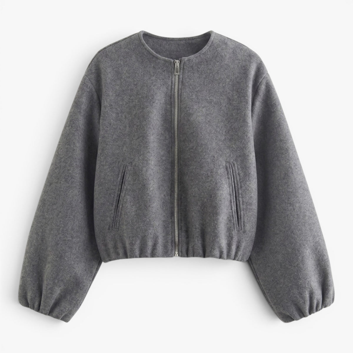 Old Fortune | Damska Kurtka Bomber Oversize z Zamkiem