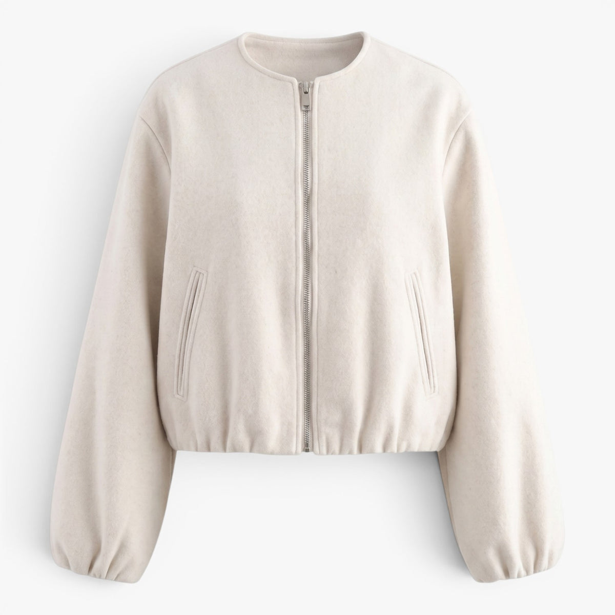 Old Fortune | Damska Kurtka Bomber Oversize z Zamkiem