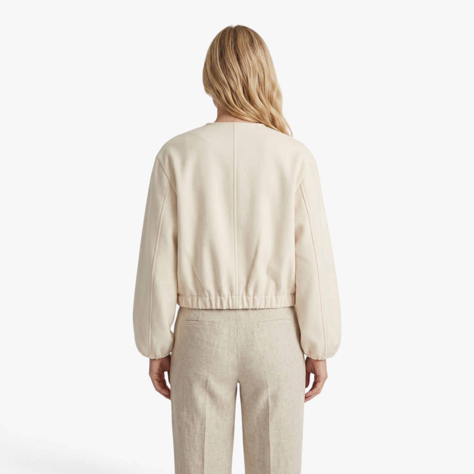 Old Fortune | Damska Kurtka Bomber Oversize z Zamkiem