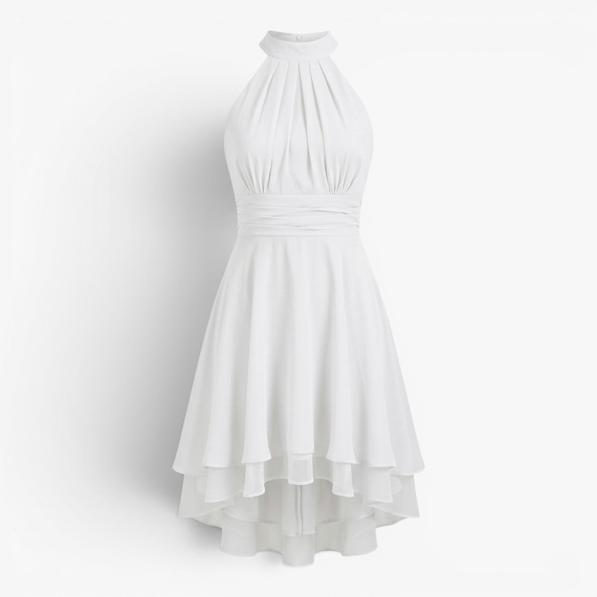 Old Fortune | Elegantes Midikleid mit Trägern für Damen  