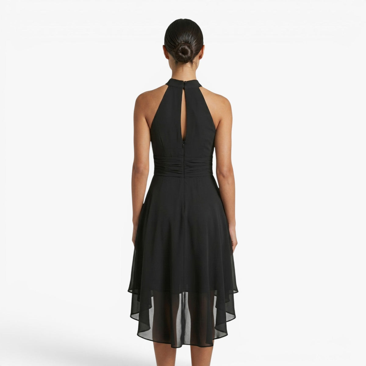 Old Fortune | Elegantes Midikleid mit Trägern für Damen  