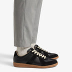 Old Fortune | Men's sneakers with a leather upper and contrasting panels