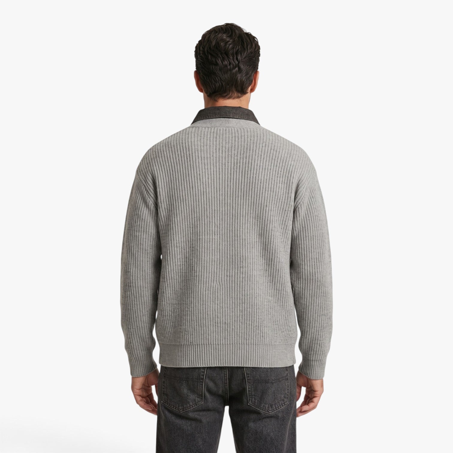 Old Fortune | Herren-Hybridjacke mit gerippter Struktur