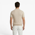 Old Fortune | Heren Polo Shirt met Jacquard Patroon