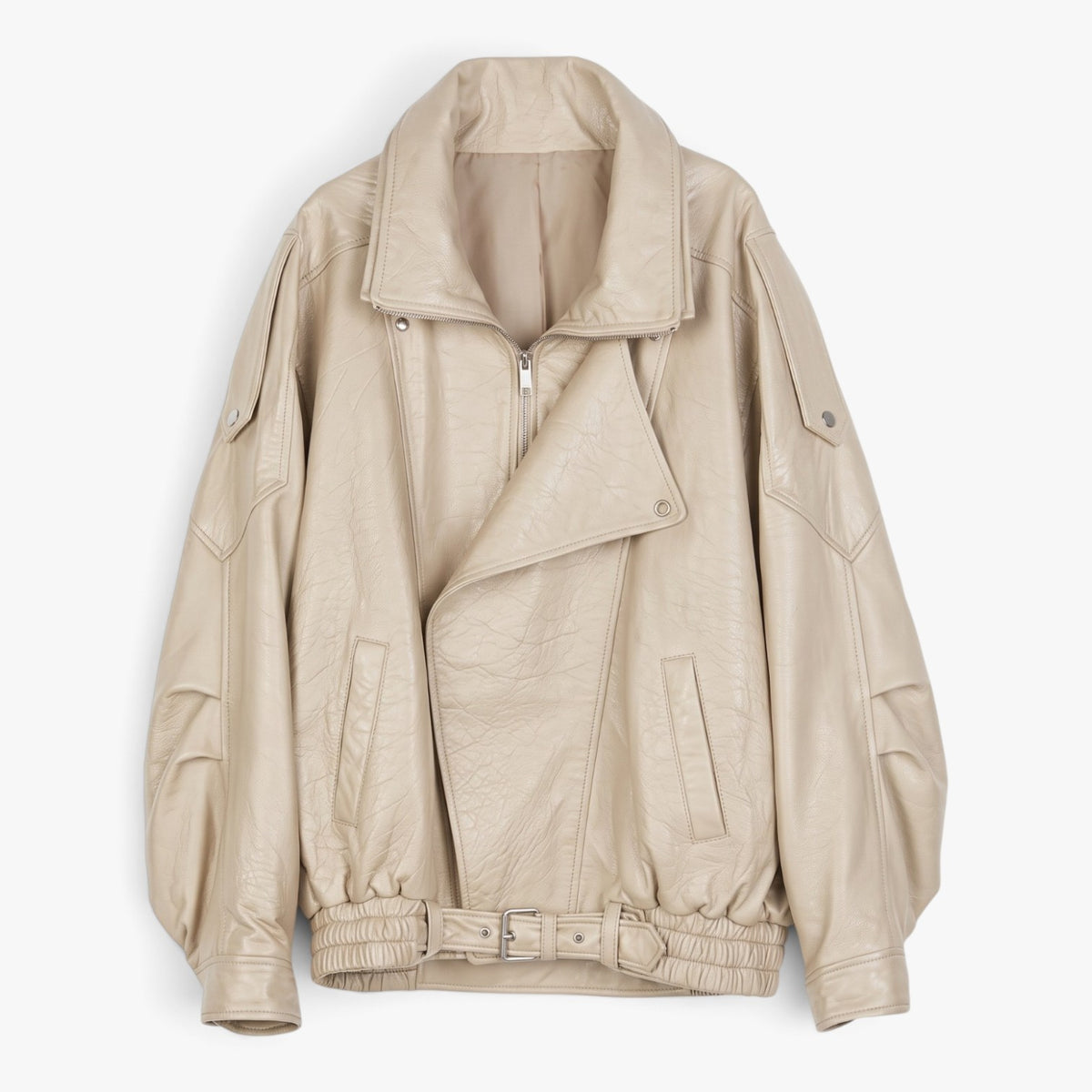 Old Fortune | Damska Kurtka Bomber Oversize z Paskiem