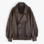 Old Fortune | Damska Kurtka Bomber Oversize z Paskiem