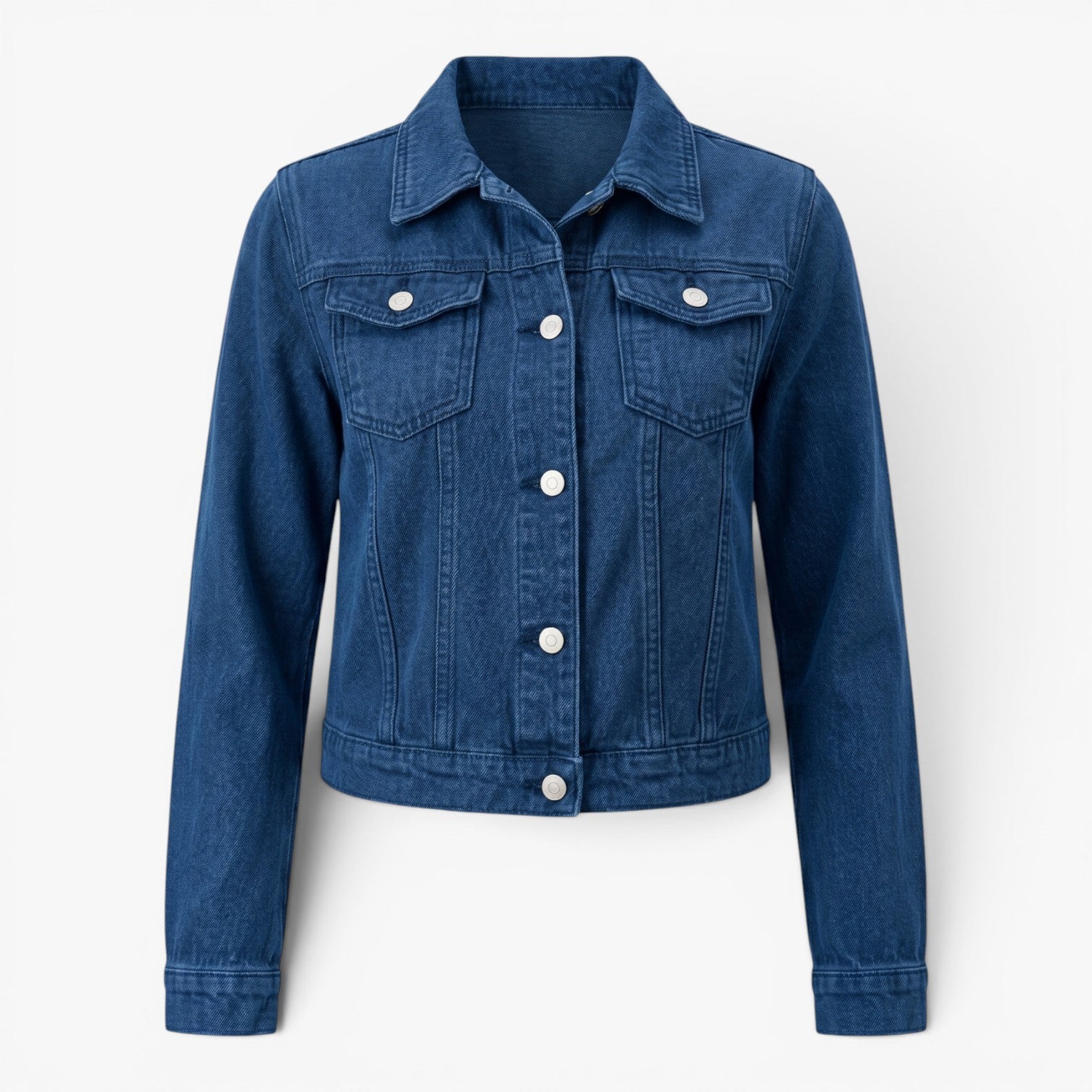 Old Fortune | Damska Kurtka Jeansowa Slim Fit