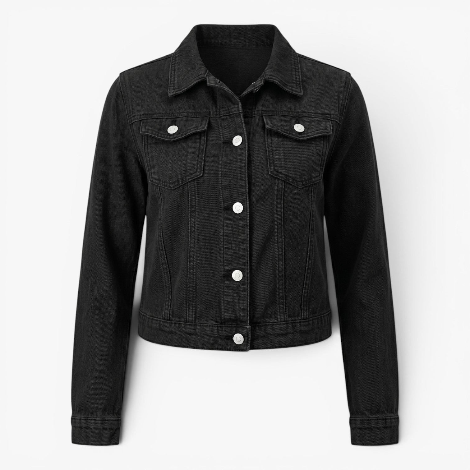Old Fortune | Damska Kurtka Jeansowa Slim Fit