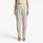 Old Fortune | Dames Broek met Hoge Taille en Plooien