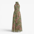 Old Fortune | Elegantes Maxikleid mit Blumenmuster  