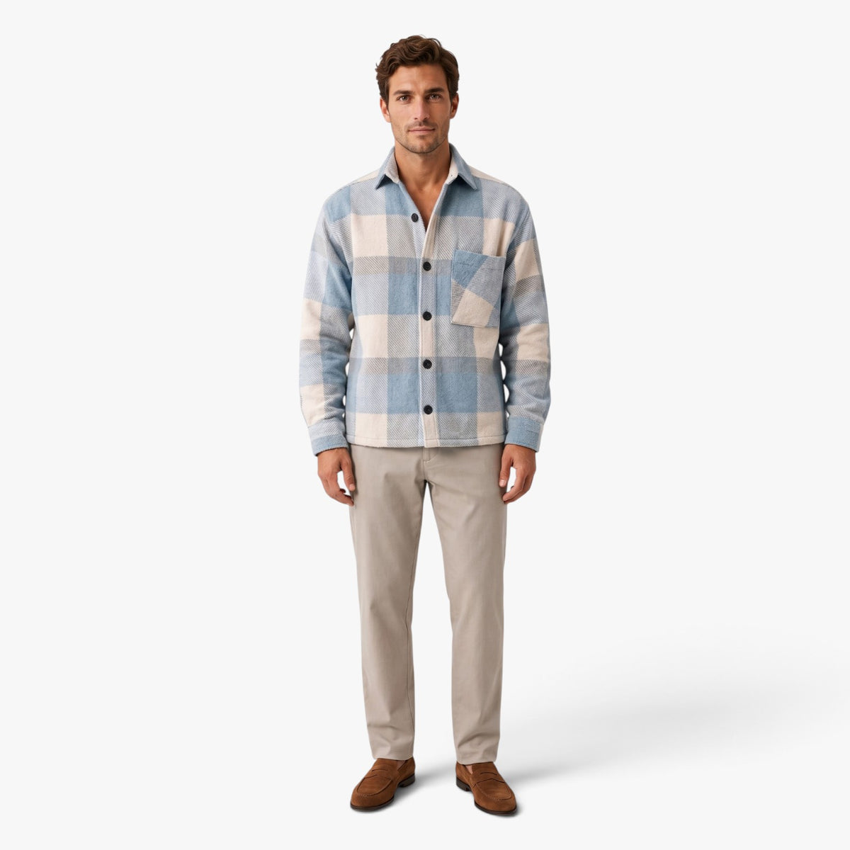 Old Fortune | Herren-Karohemdjacke