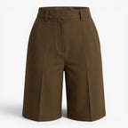 Old Fortune | Women's Elegant High-Waisted Bermuda Shorts