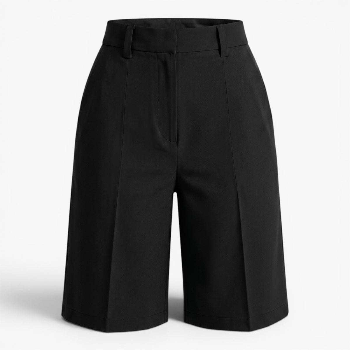 Old Fortune | Women's Elegant High-Waisted Bermuda Shorts