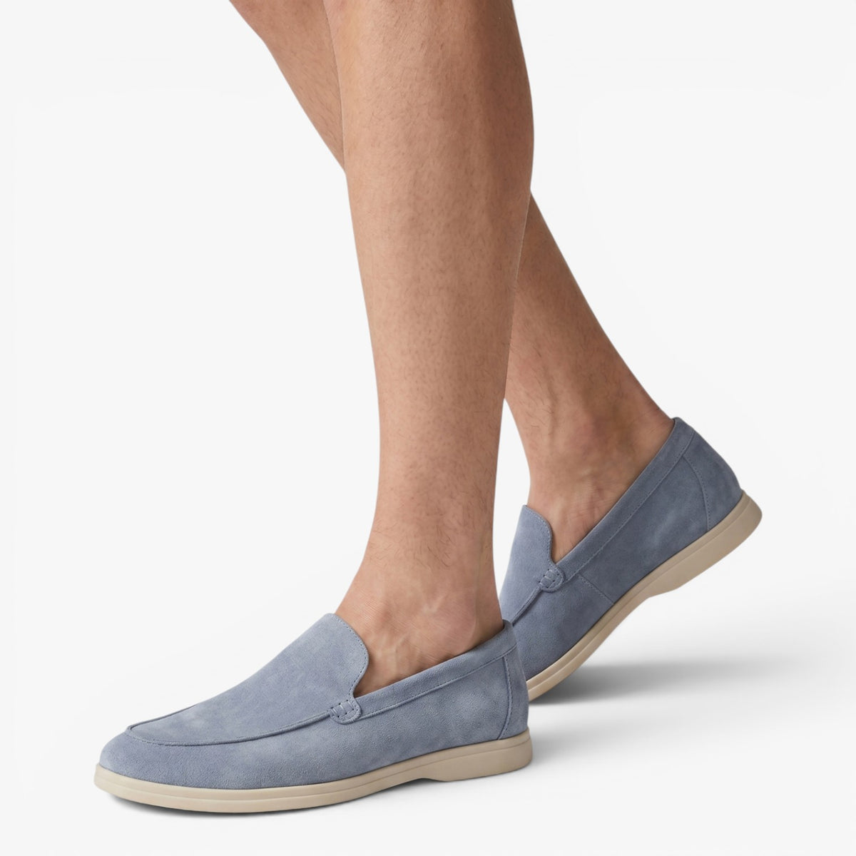Old Fortune | Męskie Zamszowe Mokasyny Slip-On Premium