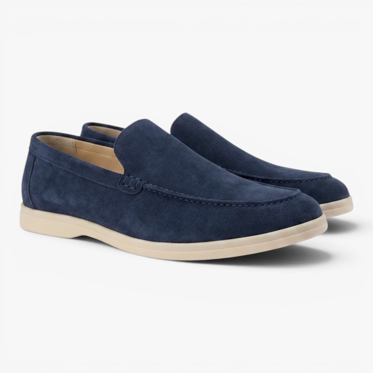 Old Fortune | Męskie Zamszowe Mokasyny Slip-On Premium