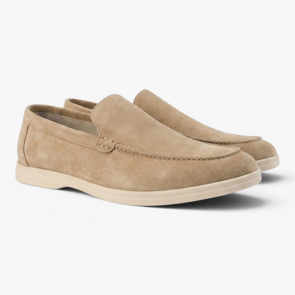Old Fortune | Męskie Zamszowe Mokasyny Slip-On Premium