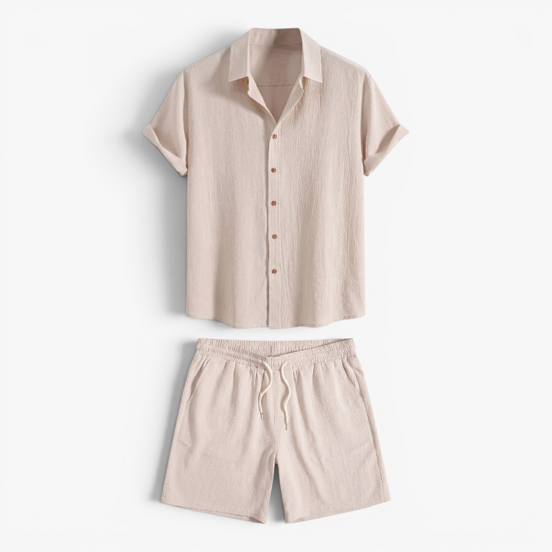 Old Fortune | Heren Zomerset van Overhemd en Shorts