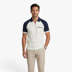 Old Fortune | Men's Polo Shirt with Zipper and Pocket