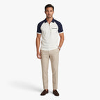 Old Fortune | Men's Polo Shirt with Zipper and Pocket