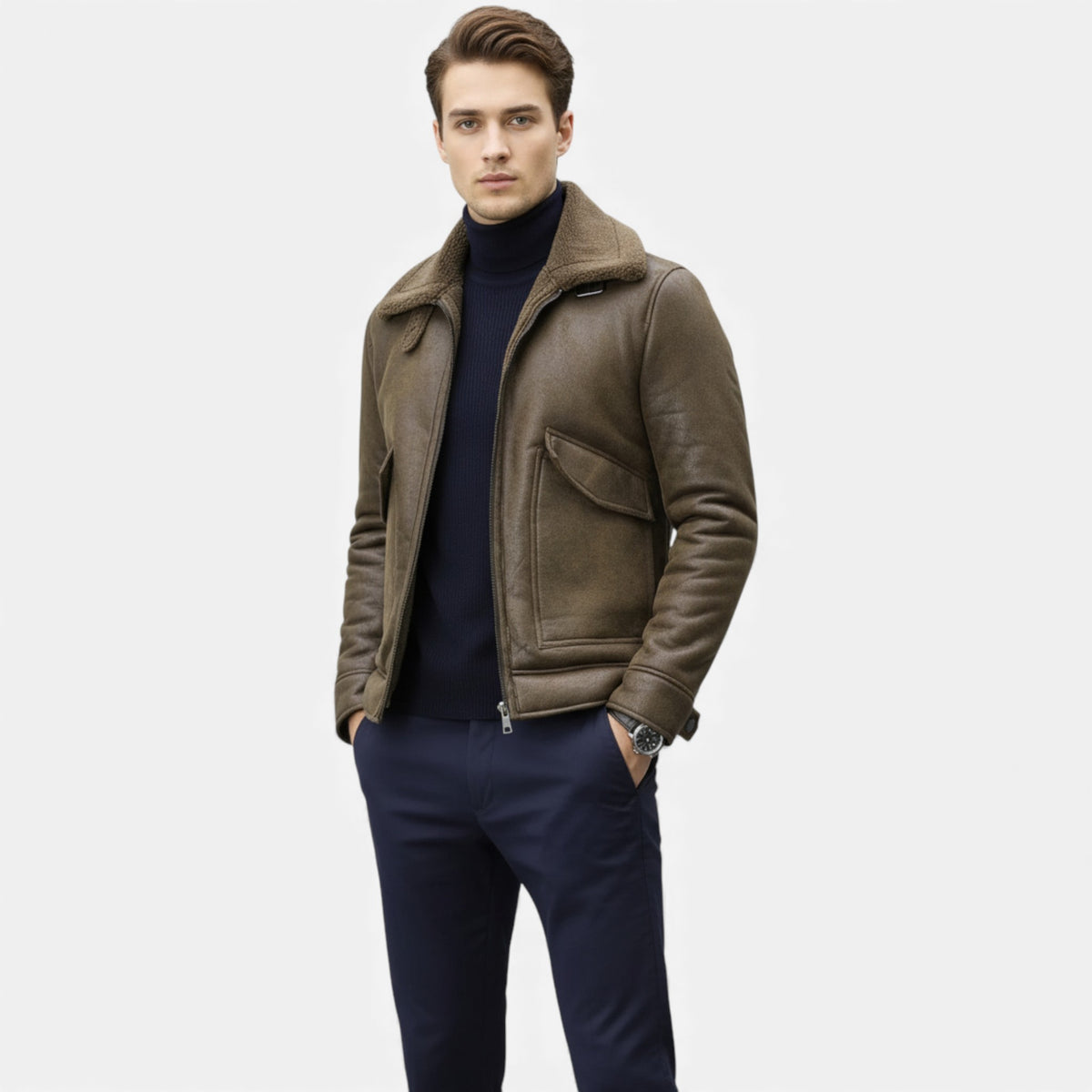 Old Fortune | Herren Casual Jacke Matte Eleganz