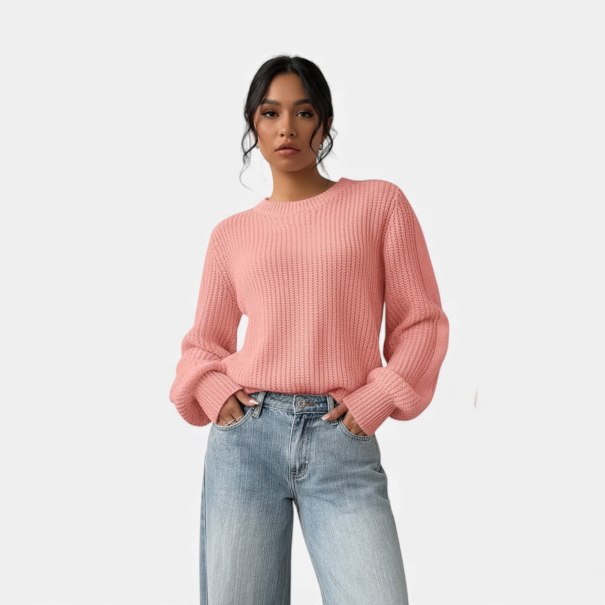 Old Fortune | Elegant Women's Sweater with Long Sleeves