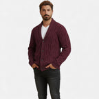 Old Fortune | Męski sweter kardigan z guzikami