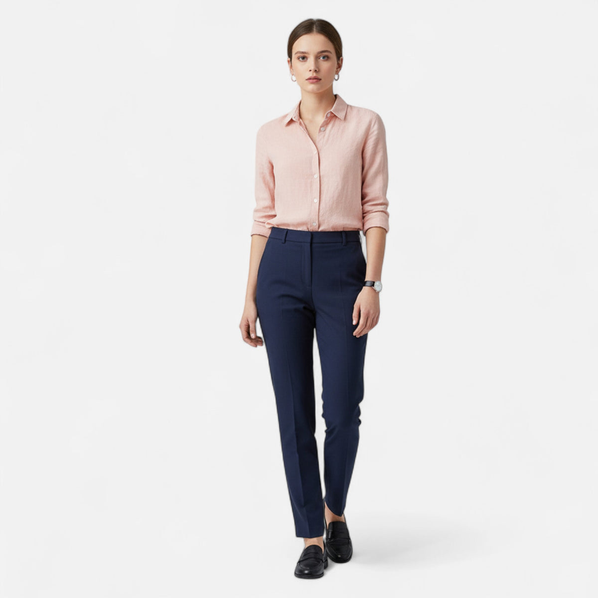 Old Fortune | Elegant Women's Cotton Shirt for Everyday Wear