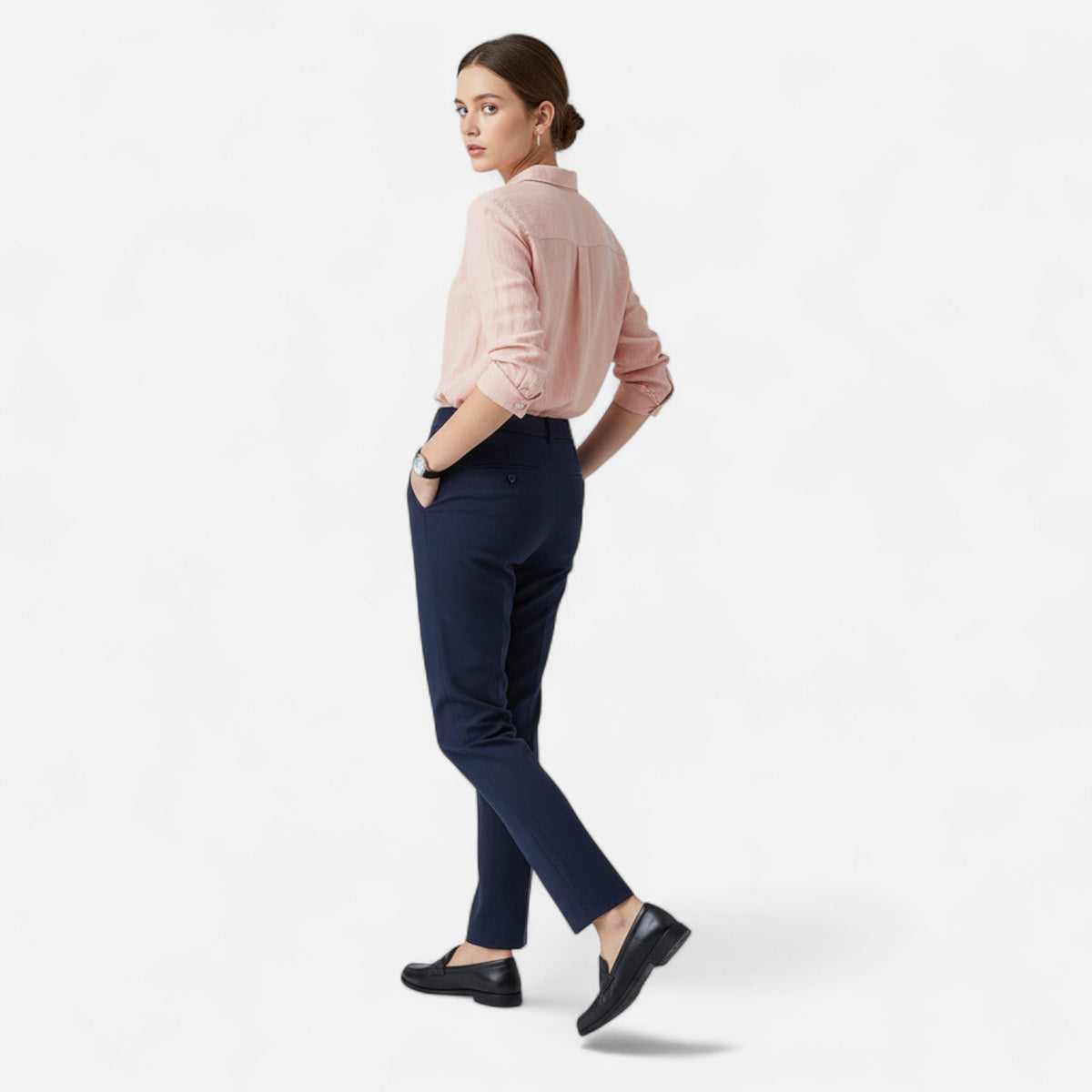 Old Fortune | Elegant Women's Cotton Shirt for Everyday Wear