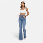 Old Fortune | Elegant Women's Flared Jeans with High Waist