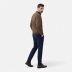 Old Fortune | Men's Bomber Jacket – Light Brown Classic Autumn/Winter