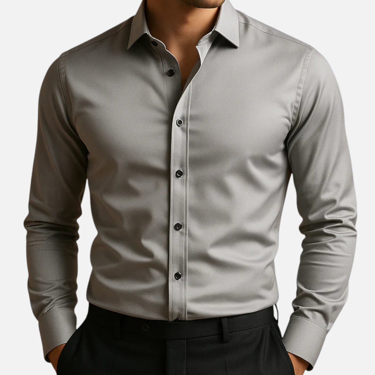 Old Fortune | Męska Koszula Slim Fit z Elastanem