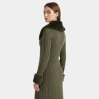 Old Fortune | Women's Ribbed Cardigan with Closure