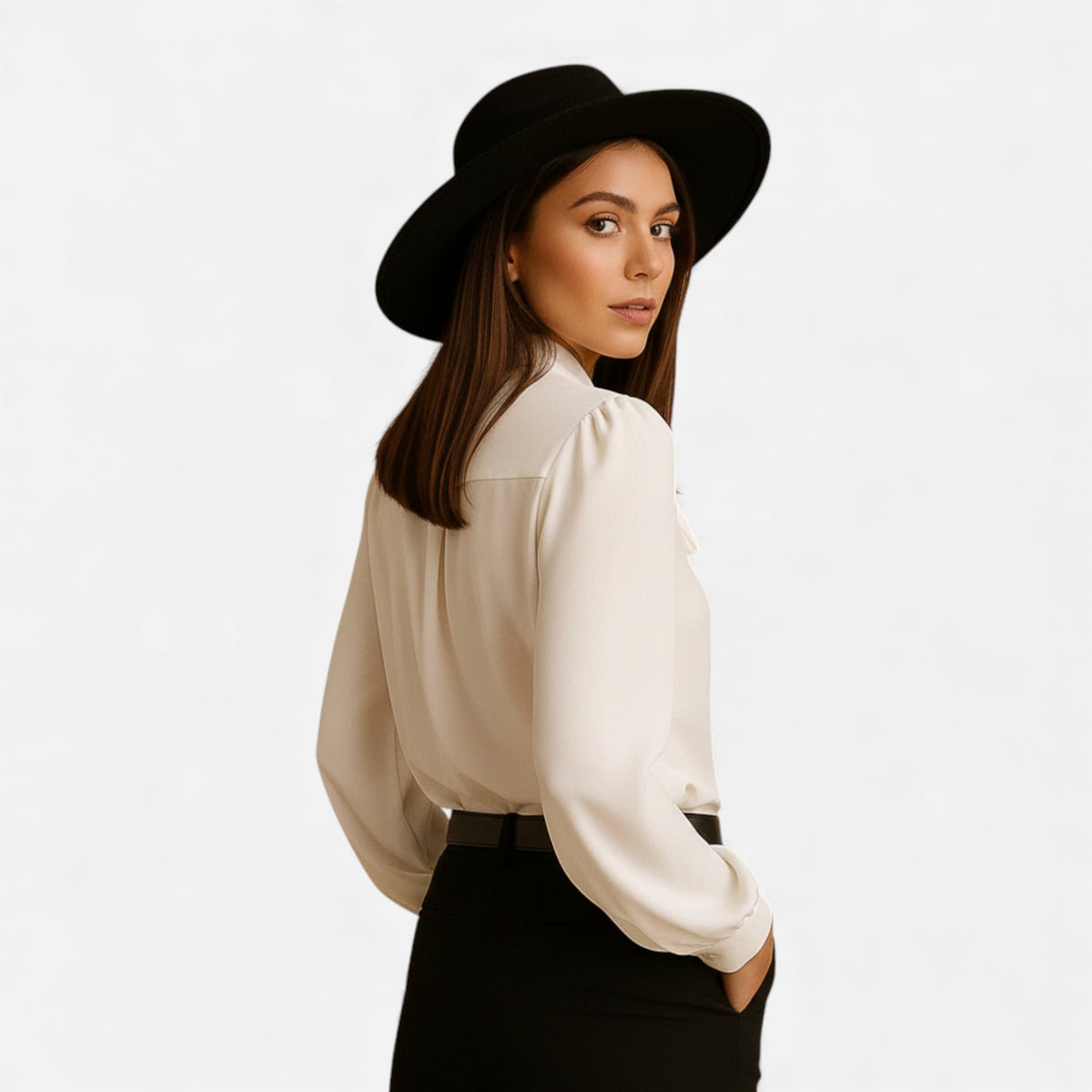 Old Fortune | Elegante blouse met strik