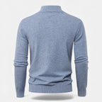 Old Fortune | Męska Kardigan Dzianinowy Half-Zip