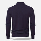 Old Fortune | Męska Kardigan Dzianinowy Half-Zip