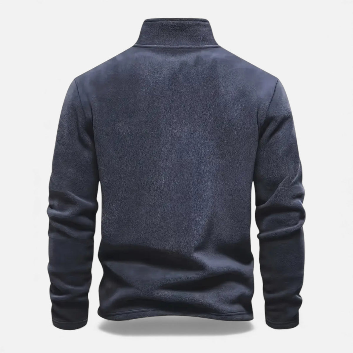 Old Fortune | Heren fleece trui met halve rits
