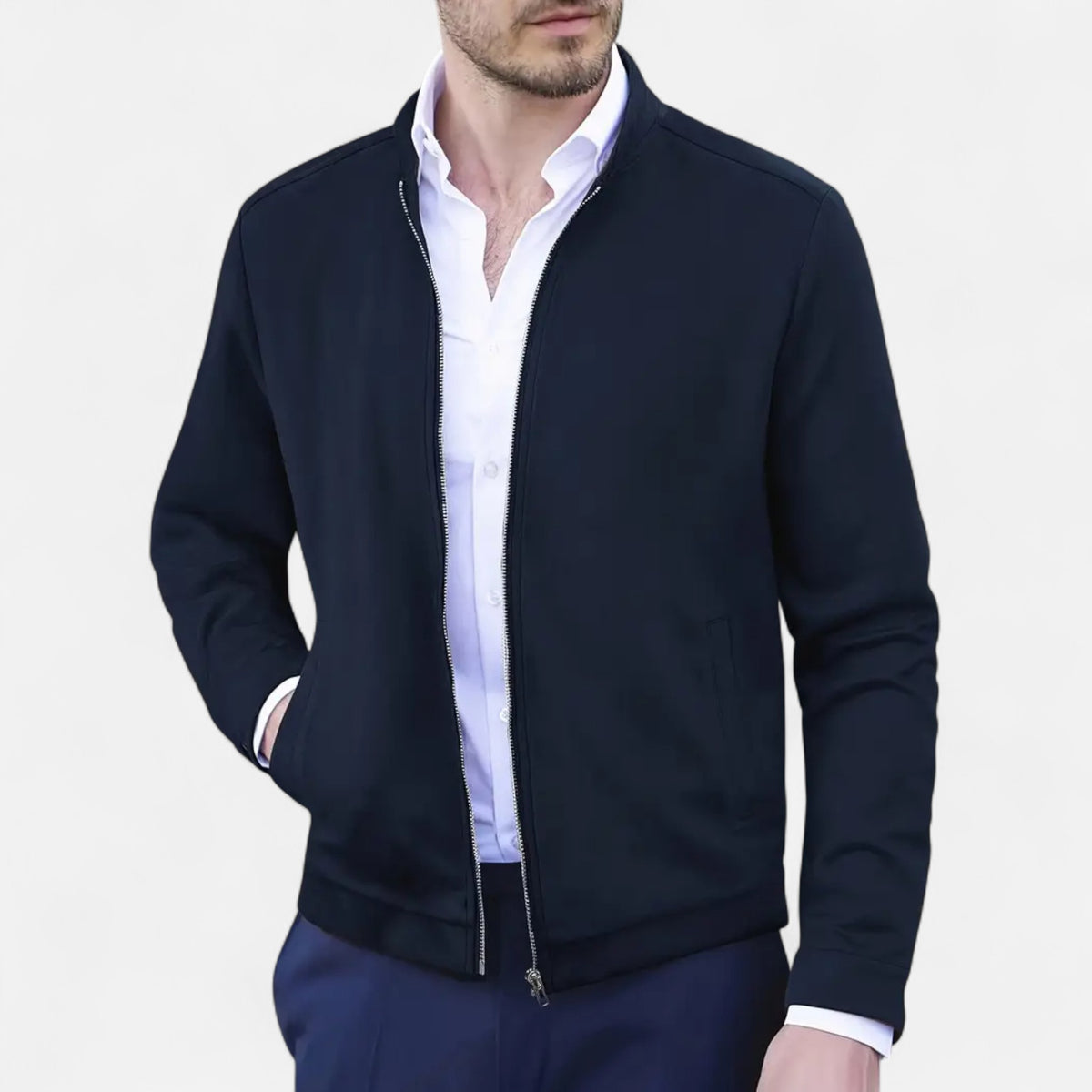 Old Fortune | Herren-Bomberjacke – Hellbrauner Klassiker für Herbst/Winter  