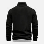 Old Fortune | Heren fleece trui met halve rits