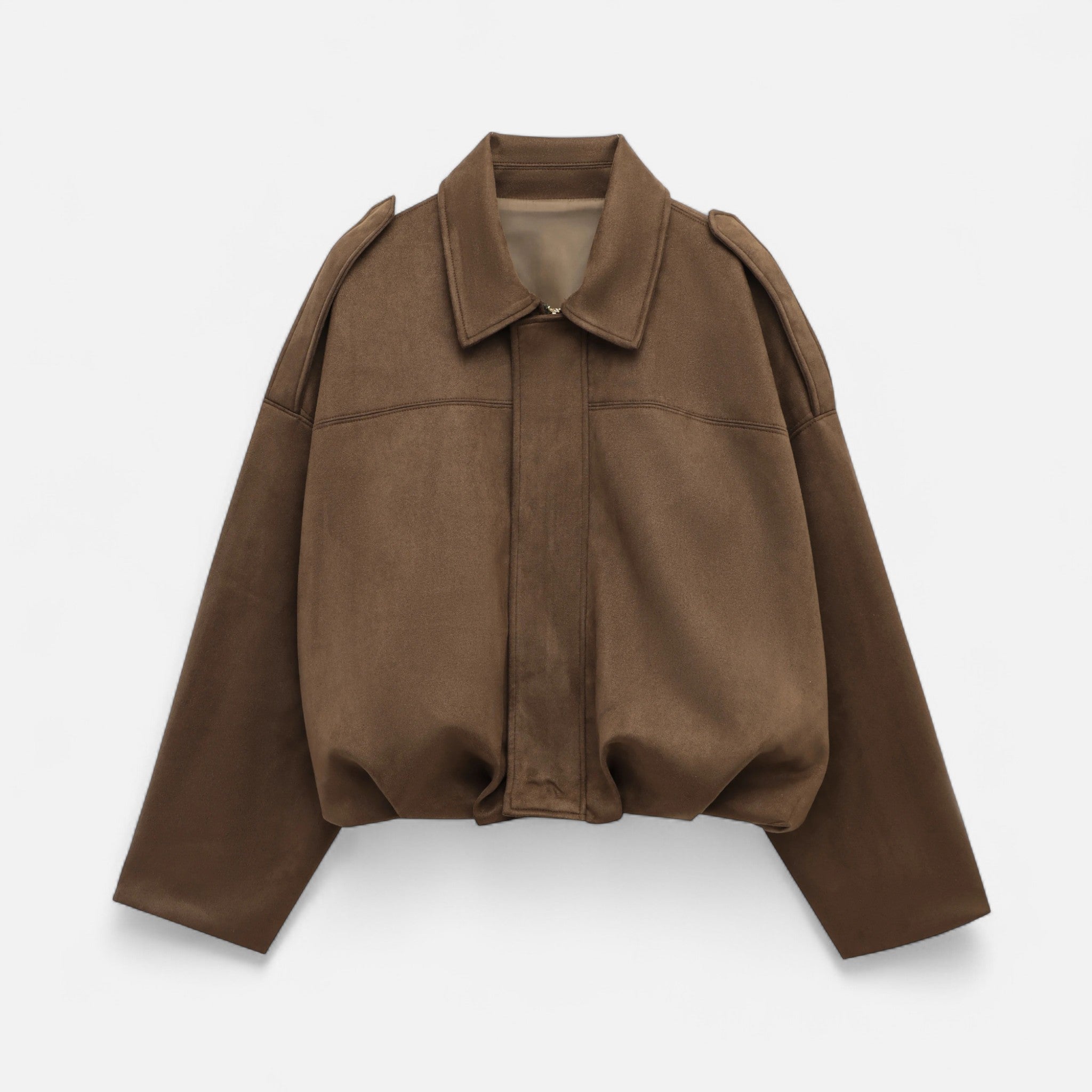 Old Fortune | Damska kurtka zamszowa typu bomber w stylu vintage