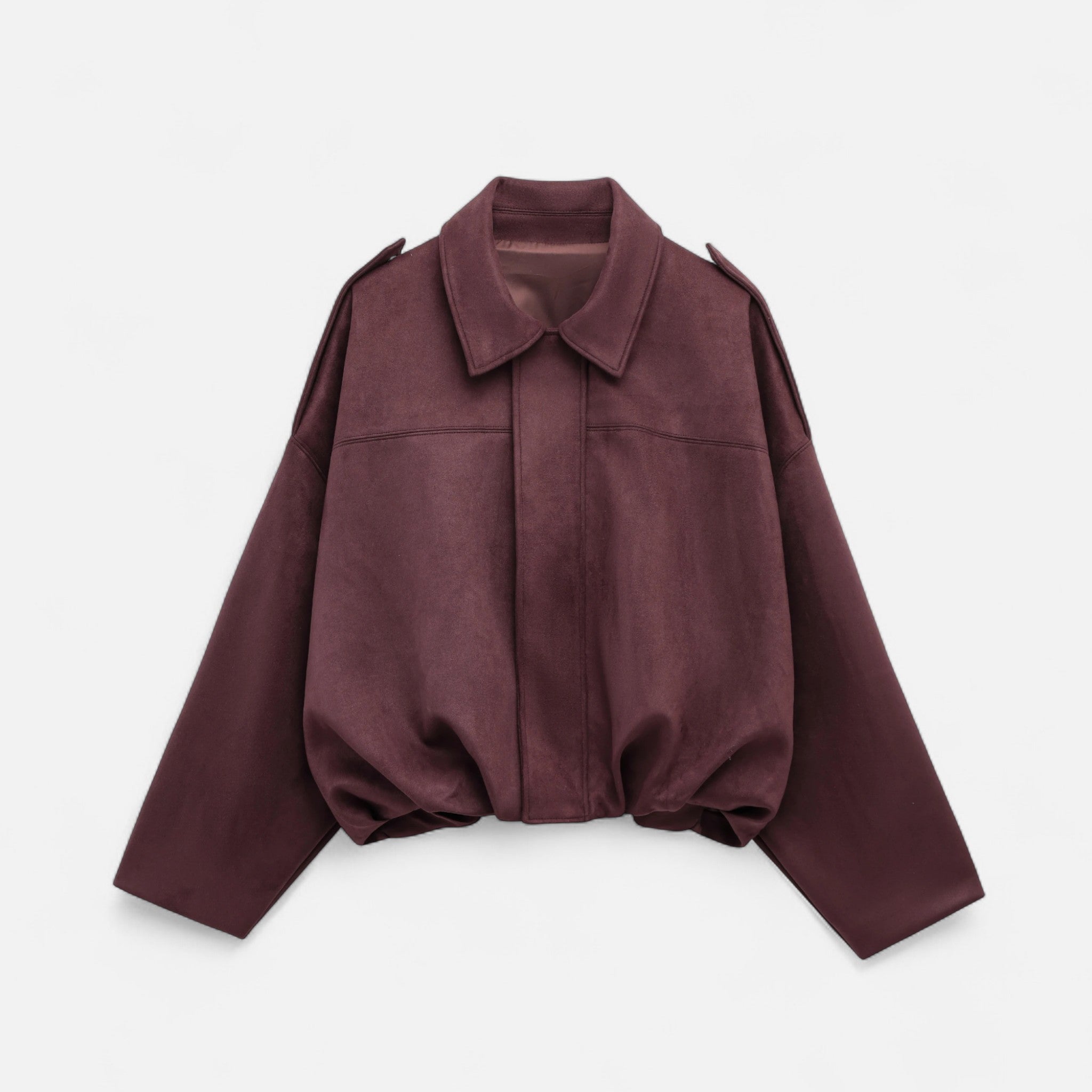 Old Fortune | Damska kurtka zamszowa typu bomber w stylu vintage