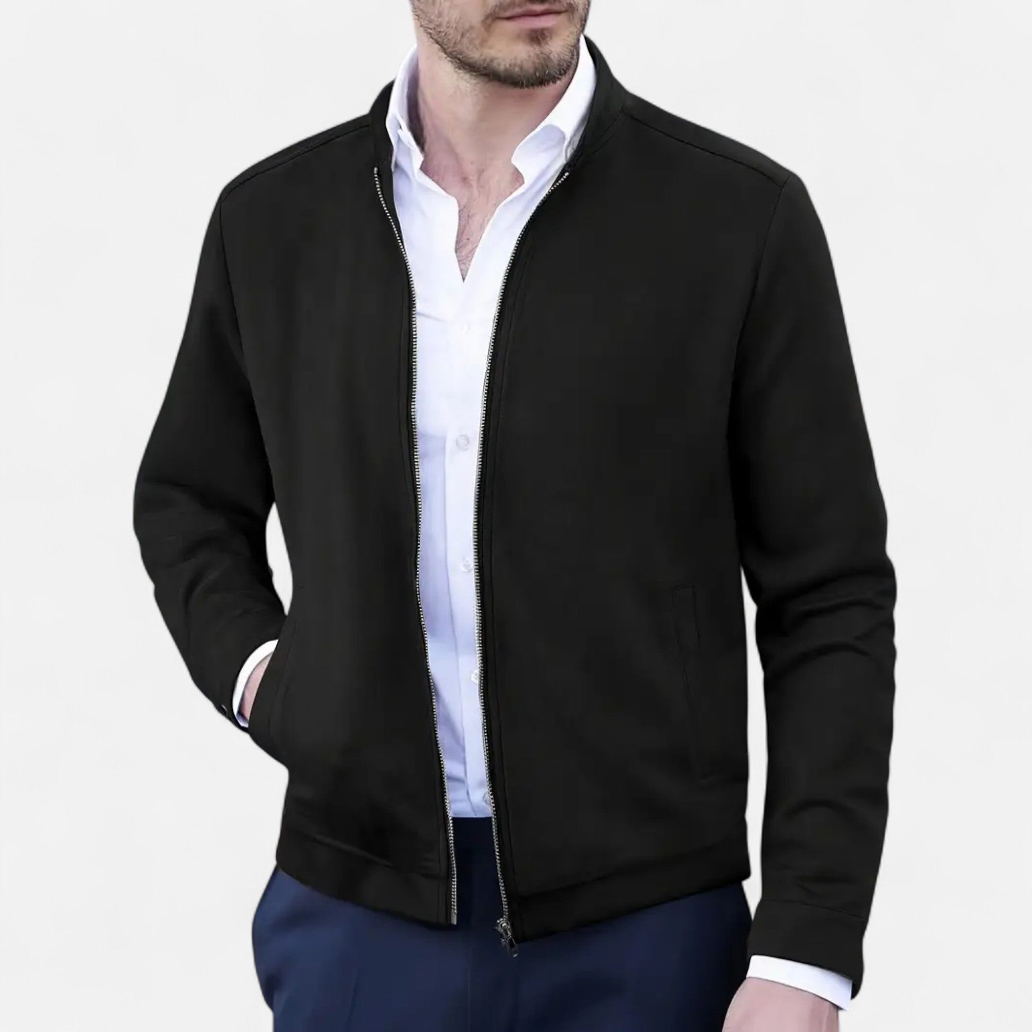 Old Fortune | Herren-Bomberjacke – Hellbrauner Klassiker für Herbst/Winter  