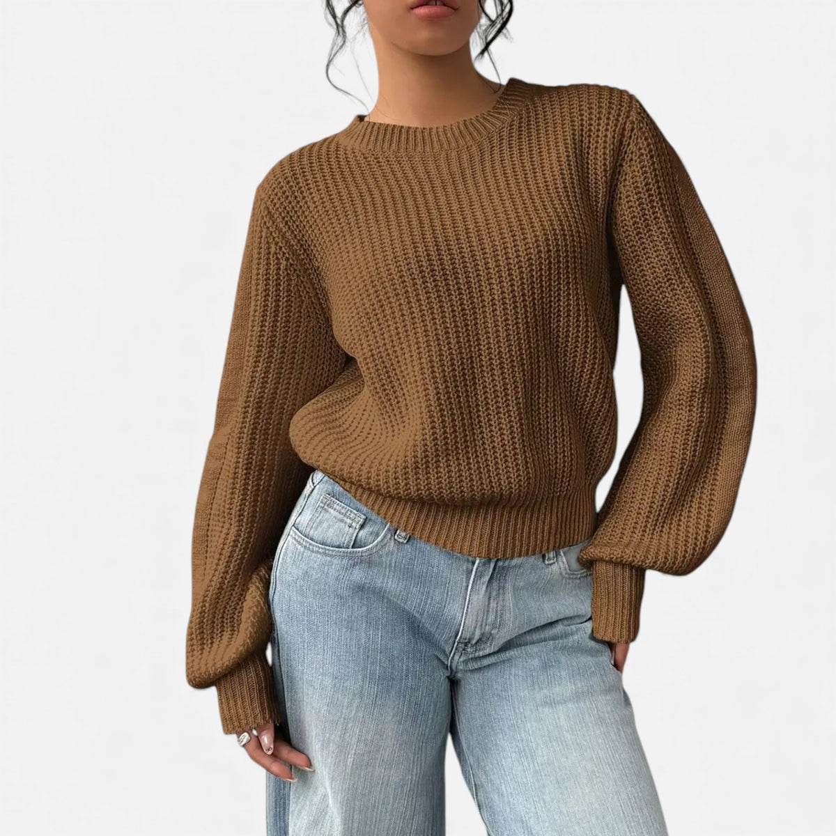 Old Fortune | Elegant Women's Sweater with Long Sleeves