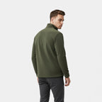 Old Fortune | Heren fleece trui met halve rits