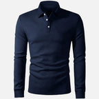 Old Fortune | Men's Long Sleeve Polo Shirt