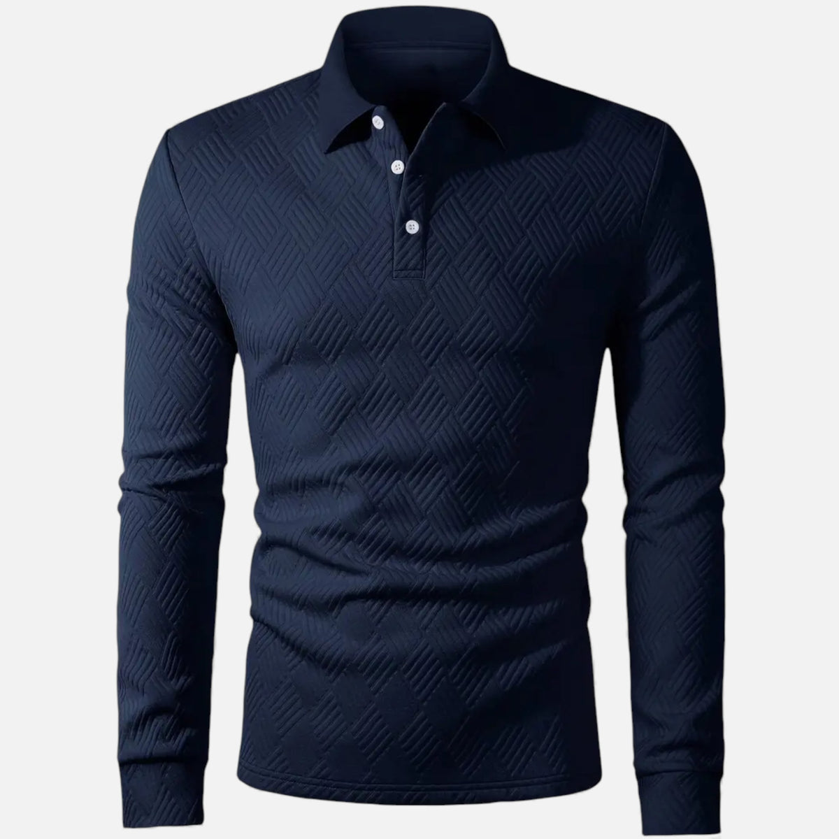 Old Fortune | Men's Long Sleeve Polo Shirt
