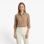 Old Fortune | Women's Elegant Roll Sleeve Shirt