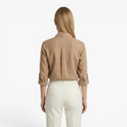 Old Fortune | Women's Elegant Roll Sleeve Shirt