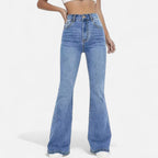 Old Fortune | Elegant Women's Flared Jeans with High Waist